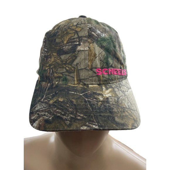 Outdoor Cap Women's Scheel's RealTree Camoflauge Strapback Baseball Cap - Picture 1 of 5